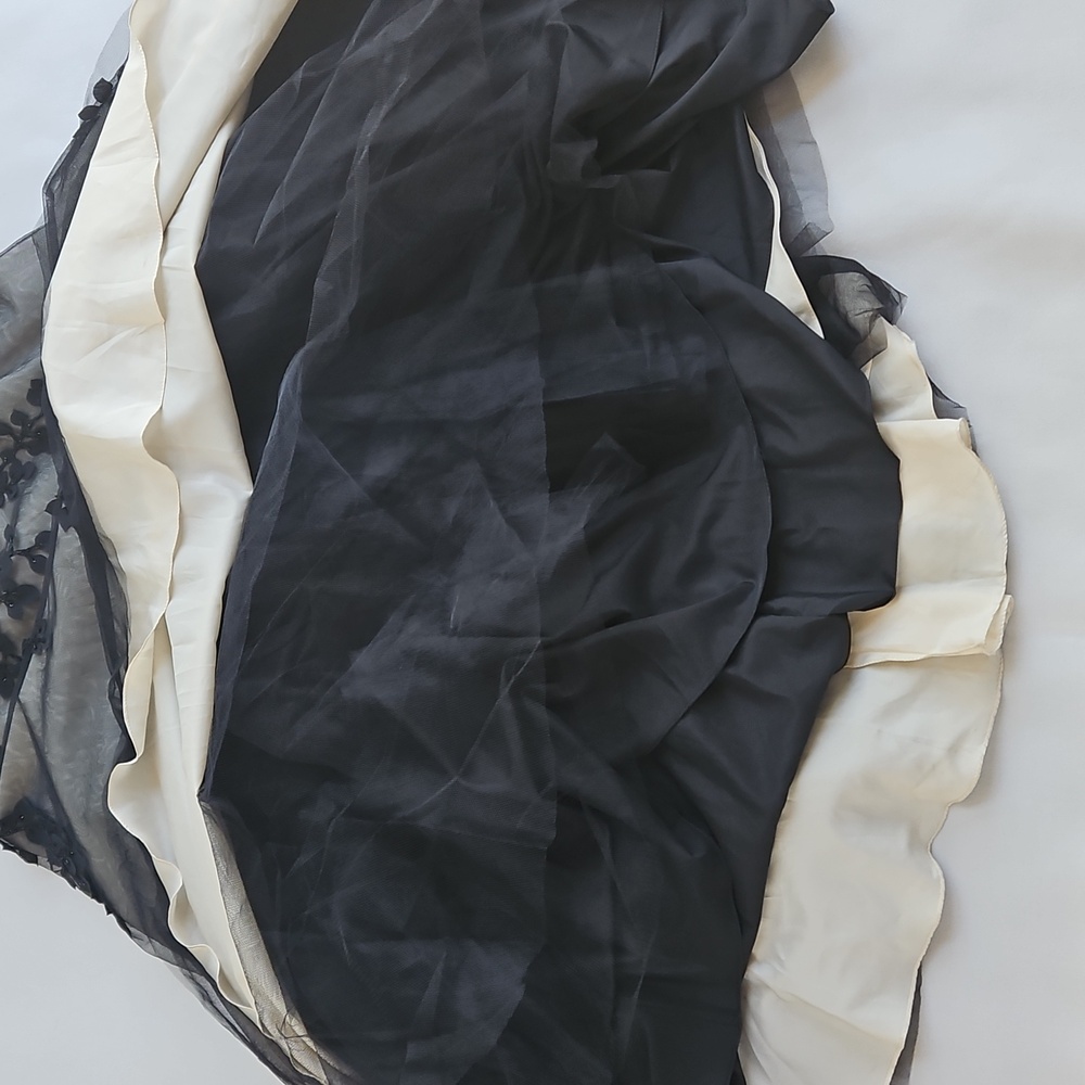 Basix Black Label Strapless Gown Dress Size 8 - Picture 12 of 16
